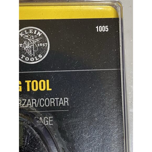 Klein Tools 1005 Crimping Cutting Tool 9” Made in USA New Sealed Package - Picture 8 of 8
